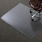 Quill Brand® Standard 46" x 60'' Rectangular Chair Mat for Carpet & Hard Floor , Vinyl (ESR120321)