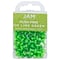 JAM Paper Push Pins, Lime Green, 100/Pack (522416893)