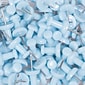JAM Paper® Colored Pushpins, Baby Blue Push Pins, 100/Pack (222419047)