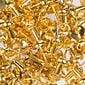 JAM Paper Push Pins, Shiny Gold, 100/Pack (222419051)