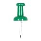 JAM Paper Push Pins, Green, 100/Pack (2242954)