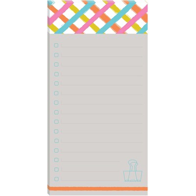 Post-it® Super Sticky Designer Notes with Magnets, 4 x 8, Lined, 75 Sheets/Pad (7366-OFF3)