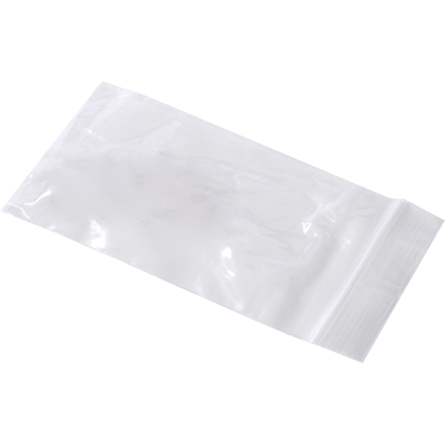 5 x 12 Reclosable Poly Bags, 2 Mil, Clear, 1000/Carton (3595A)