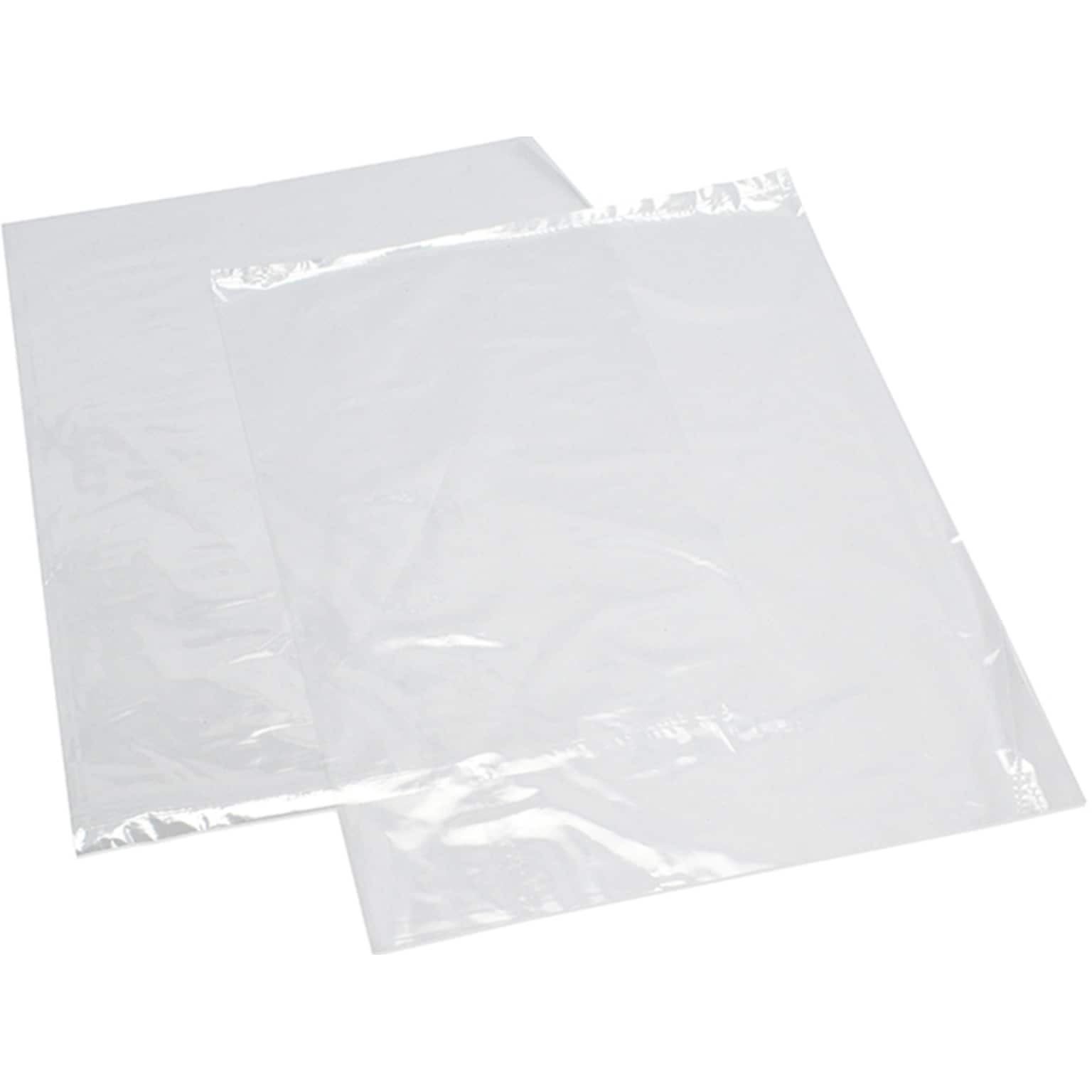 24 x 30 Layflat Poly Bags, 3 Mil, Clear, 250/Carton (PB955)