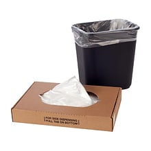 Laddawn HD 12-16 Gallon Industrial Trash Bag, 24 x 33, High Density, 8 mic, Clear, 1000 Bags/Box (