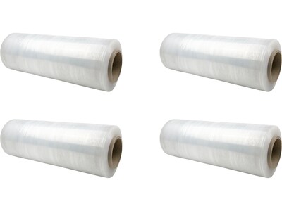 16 x 1476 51 Gauge Blown Stretch Wrap, Clear, 4/Carton (14024)