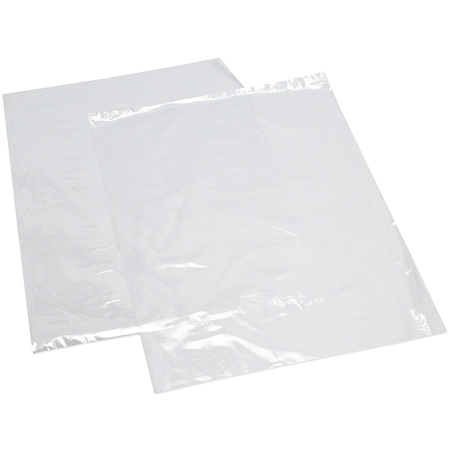 24 x 36 Layflat Poly Bags, 4 Mil, Clear, 200/Carton (PB1295)