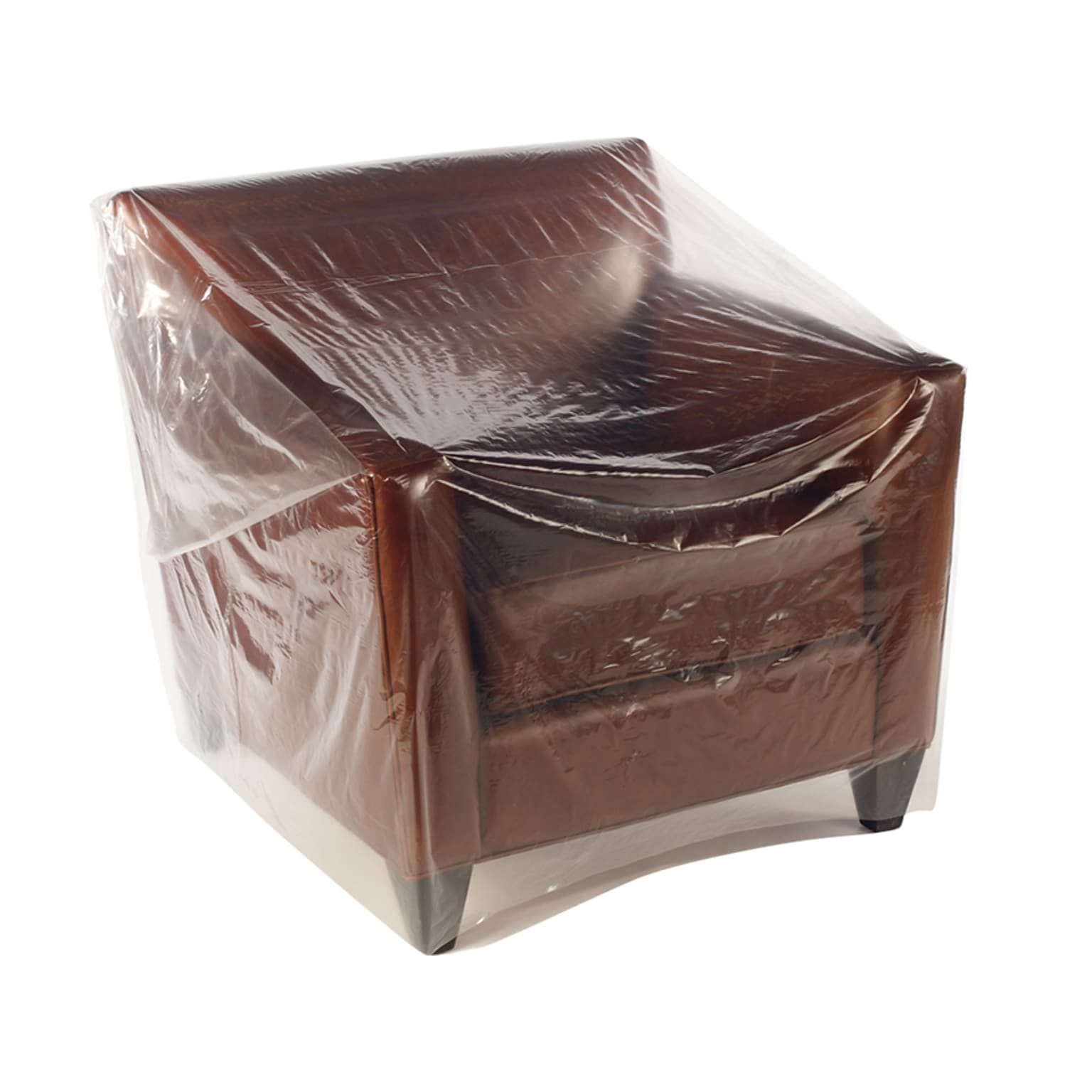 54 x 45 Layflat Poly Bags, Bags on a Roll, 3 Mil, Clear, 100/Roll (PFC3212)