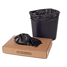 Laddawn 40-45 Gallon Trash Bags, Low Density 3 Mil, Black, 100 Bags/Carton (3305)