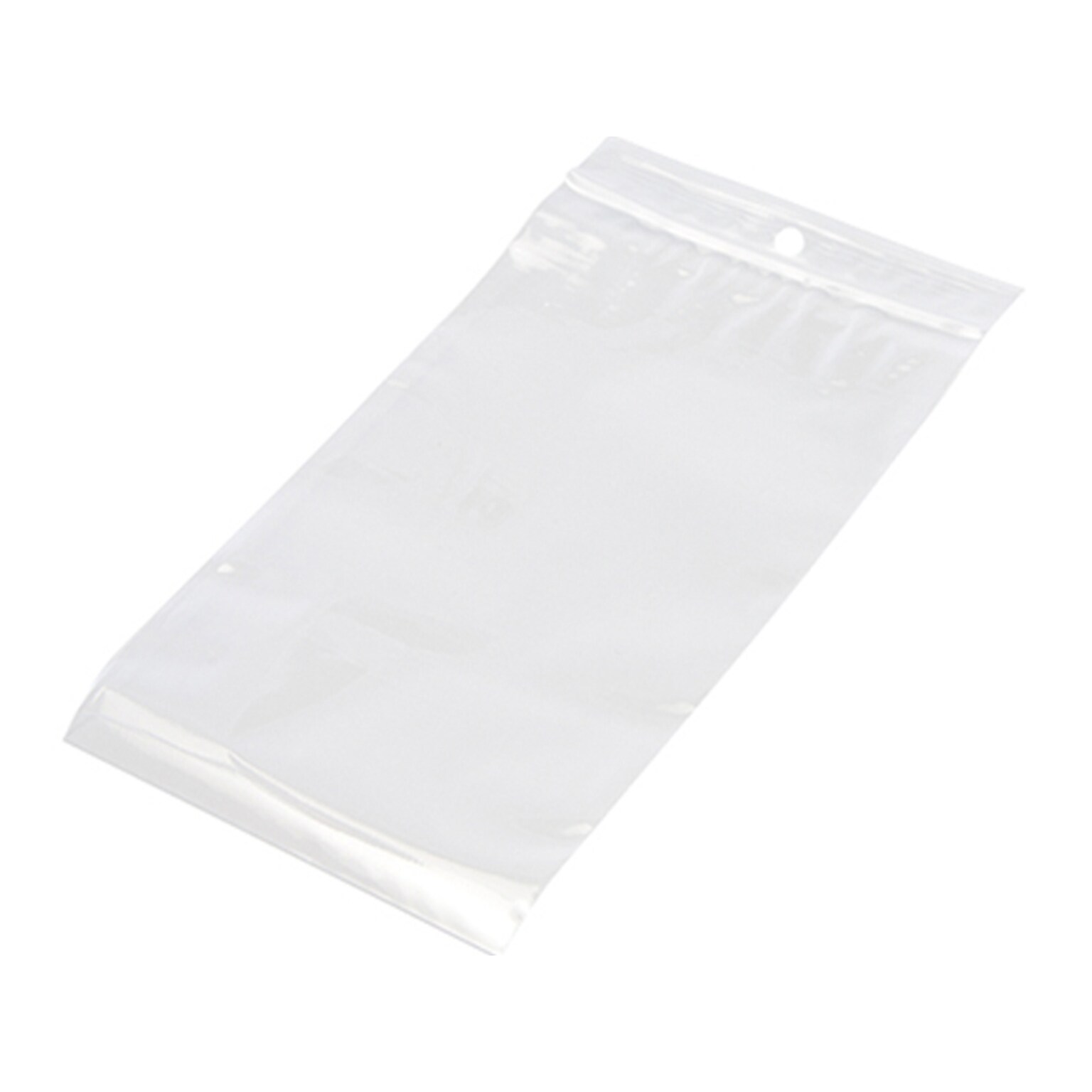 3 x 5 Reclosable Poly Bags, 2 Mil, Clear, 1000/Carton (PB6705)