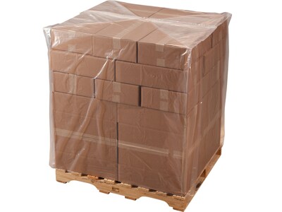 54 x 44 x 96 Pallet Cover, 1.25 mil., Clear, 100/Roll (9975)