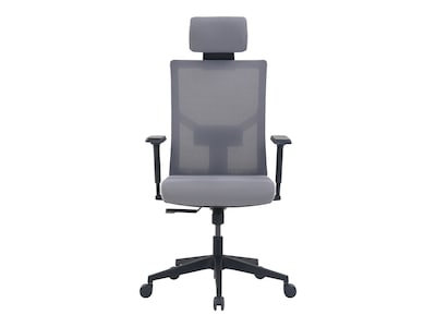 La-Z-Boy Mesh Back Molded Foam Computer and Desk Chair, Gray (51448)