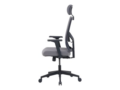 La-Z-Boy Mesh Back Molded Foam Computer and Desk Chair, Gray (51448)