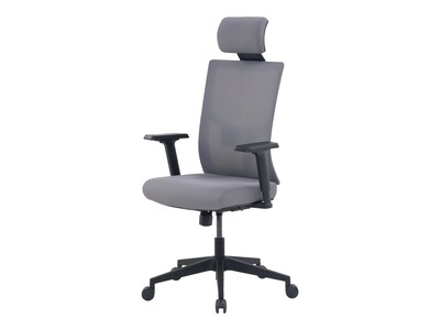 La-Z-Boy Mesh Back Molded Foam Computer and Desk Chair, Gray (51448)