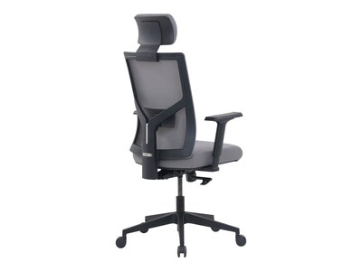 La-Z-Boy Mesh Back Molded Foam Computer and Desk Chair, Gray (51448)