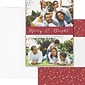 Custom 5" x 7" Merry & Bright Holiday Photo Card, White Smooth 115#, 25/Pack