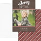 Custom 5" x 7" Merry Christmas Holiday Photo Card, White Smooth 115#, 25/Pack