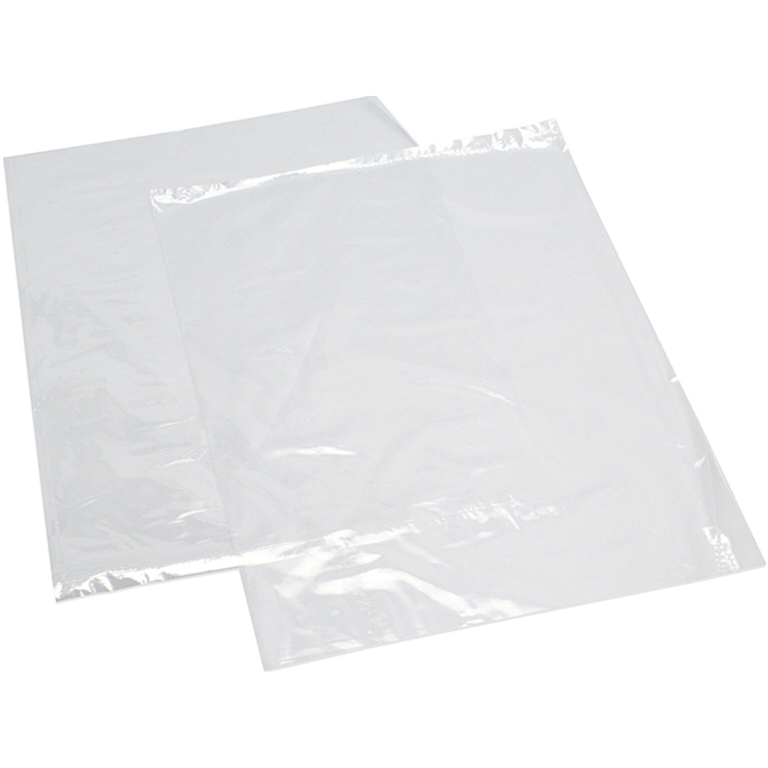10 x 13 Layflat Poly Bags, 2 Mil, Clear, 1000/Carton (PB493)