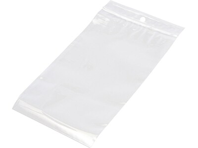 10 x 12 Reclosable Poly Bags, 2 Mil, Clear, 1000/Carton (PB6728)