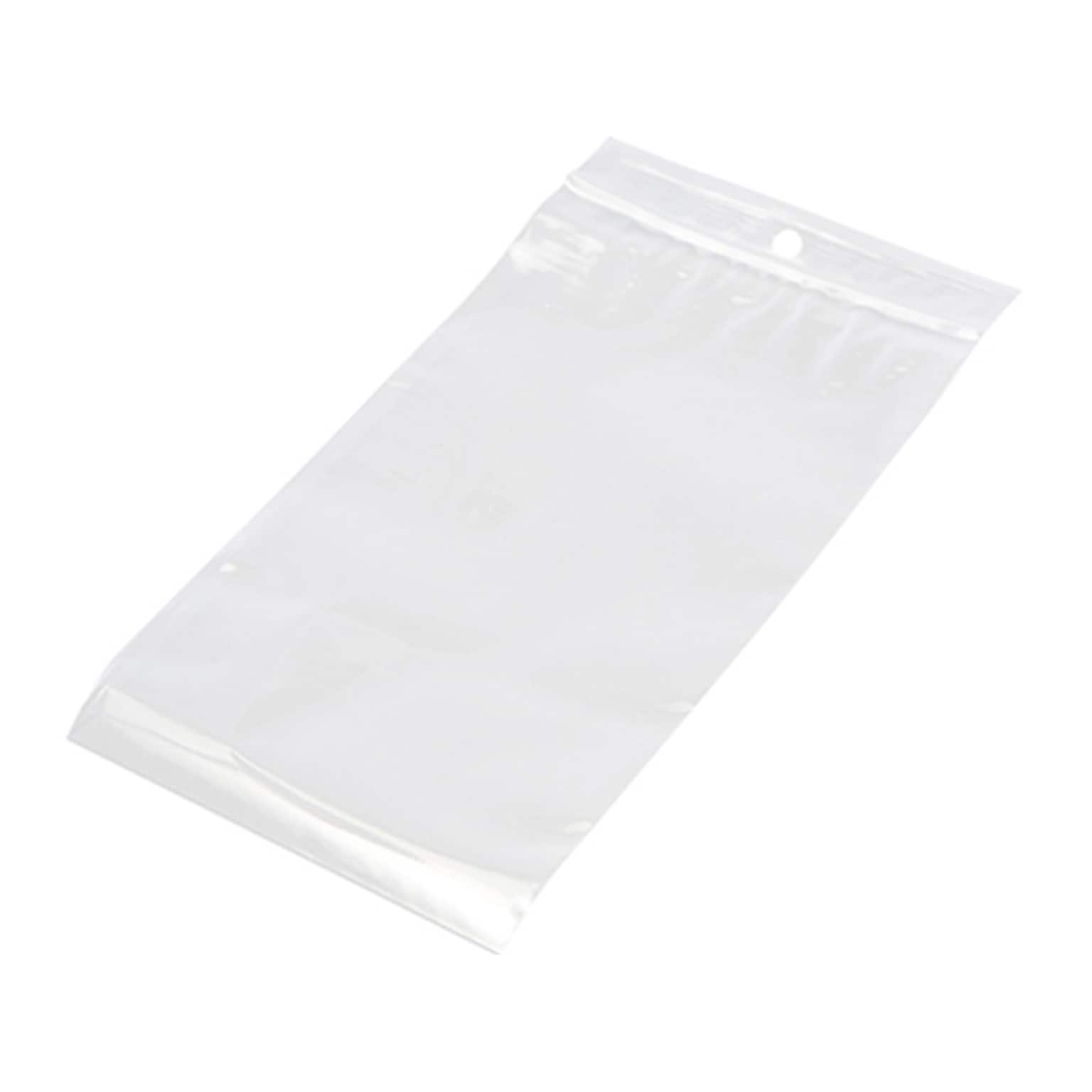 10 x 12 Reclosable Poly Bags, 2 Mil, Clear, 1000/Carton (PB6728)