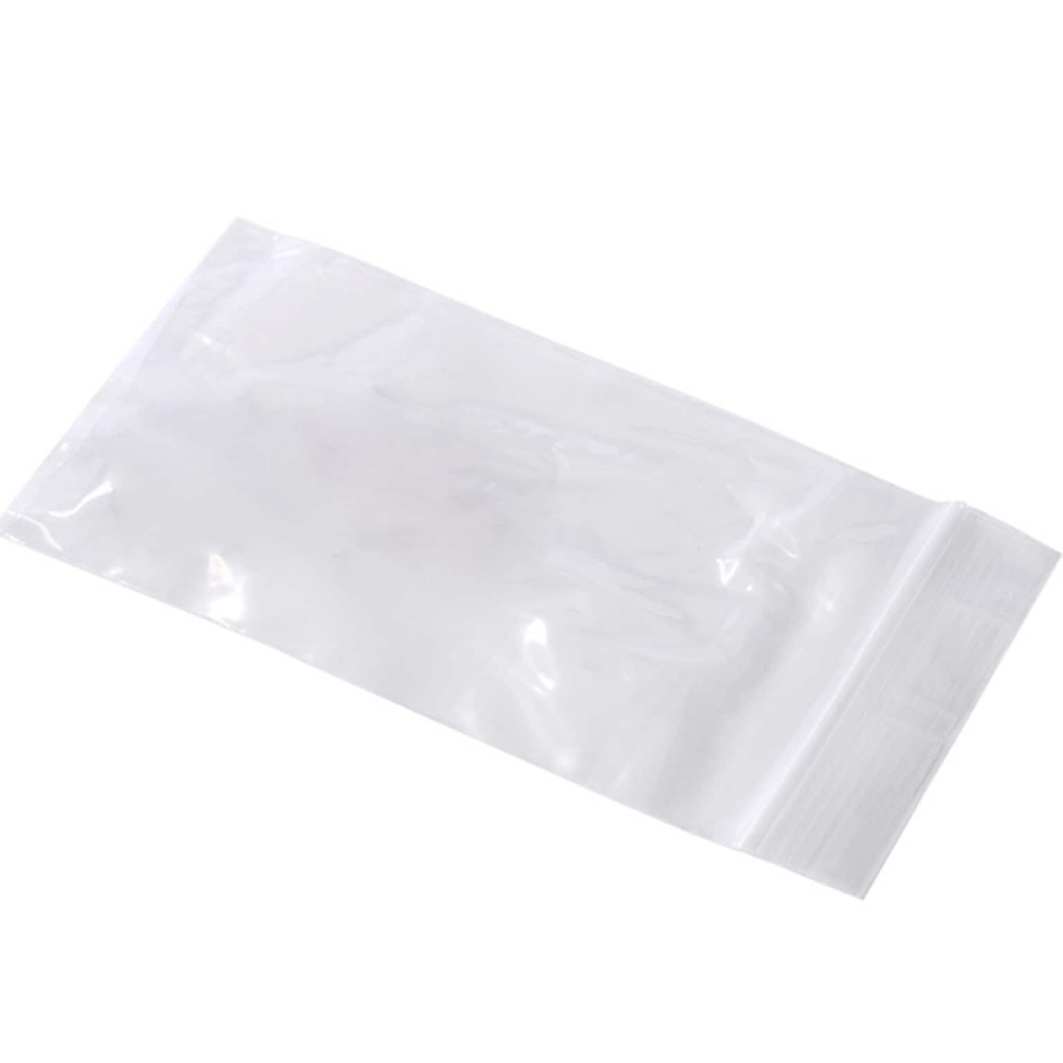 6 x 8 Reclosable Poly Bags, 3 Mil, Clear, 1000/Carton (PB43150)