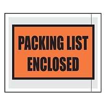 Packing List Envelope, 10 x 6.5, 1000/Carton (3876)