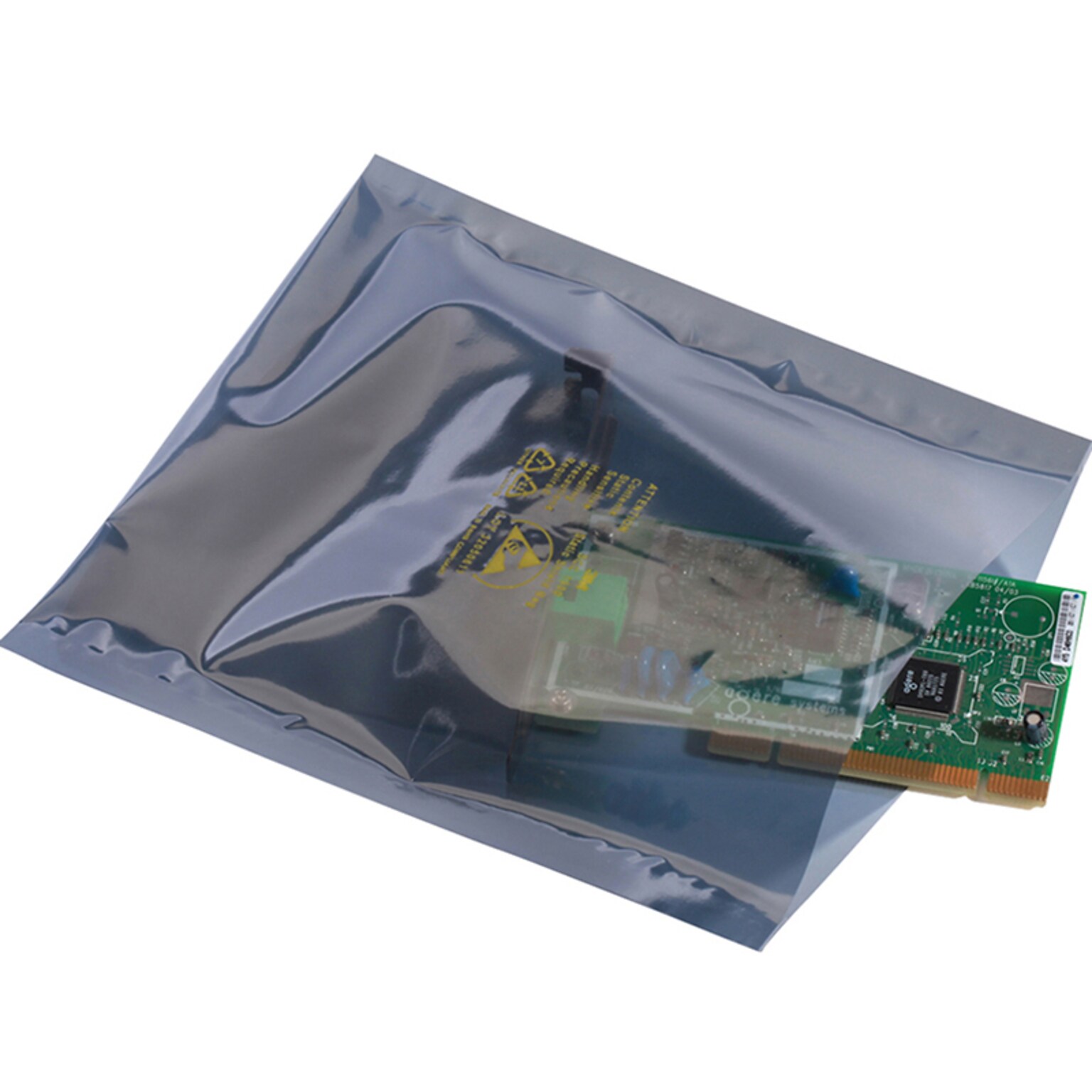 4 x 8 Static Shielding Layflat Poly Bags, 3 Mil, Clear, 100/Carton (4099)