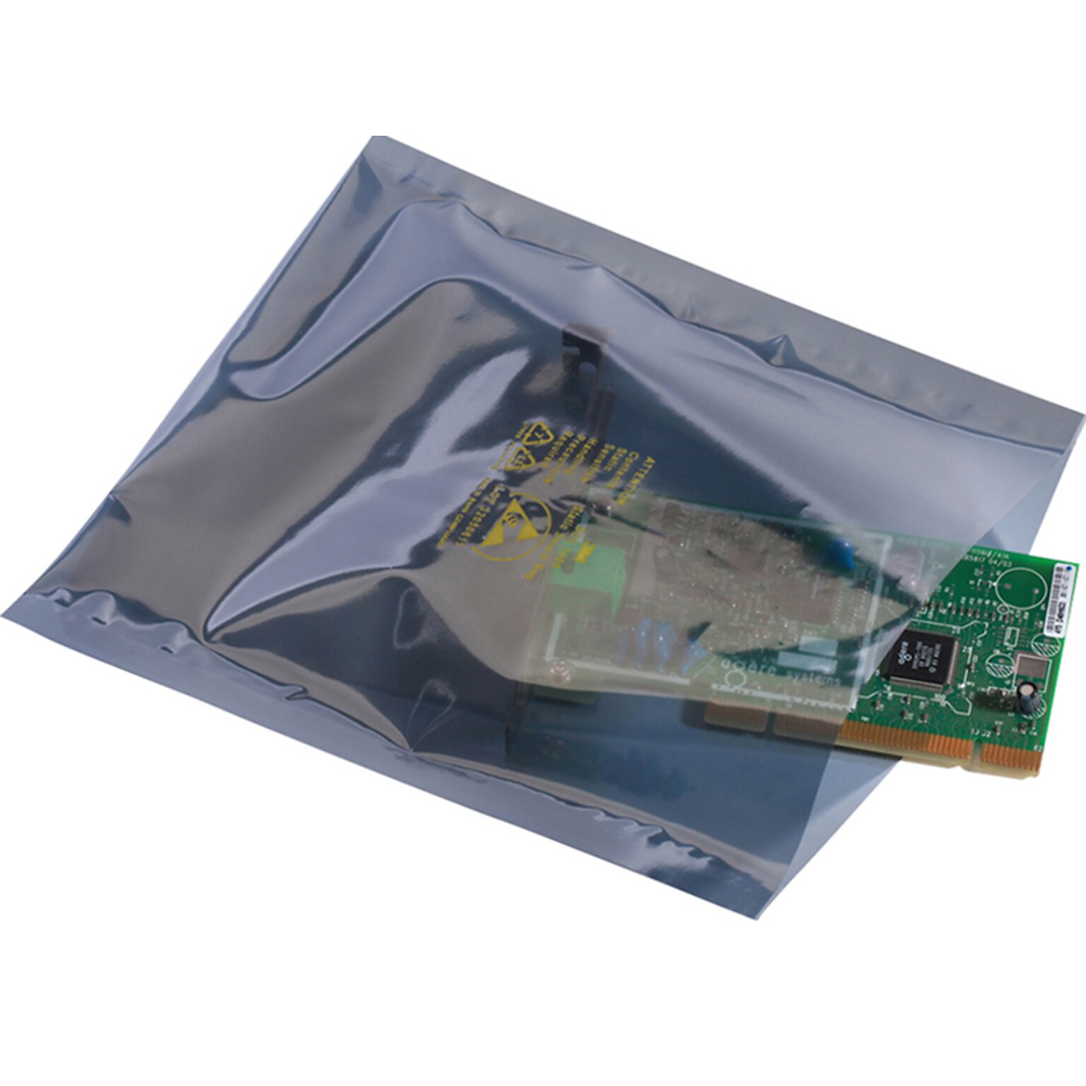 8 x 14 Open End Static Shielding Bags, 3.1 Mil, Transparent, 100/Carton (STC150)