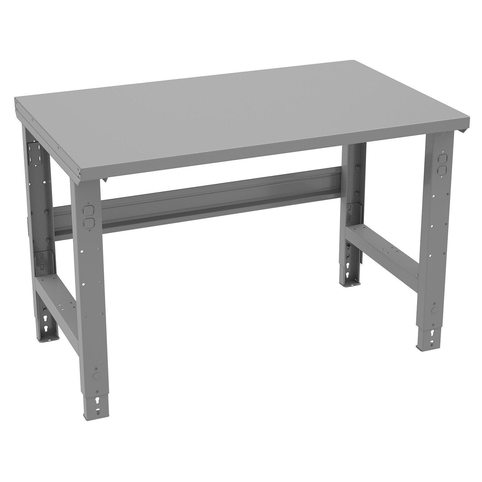 Tennsco Adjustable Leg 48 Workbench, Medium Gray (WBA-1-3048S-MGY)