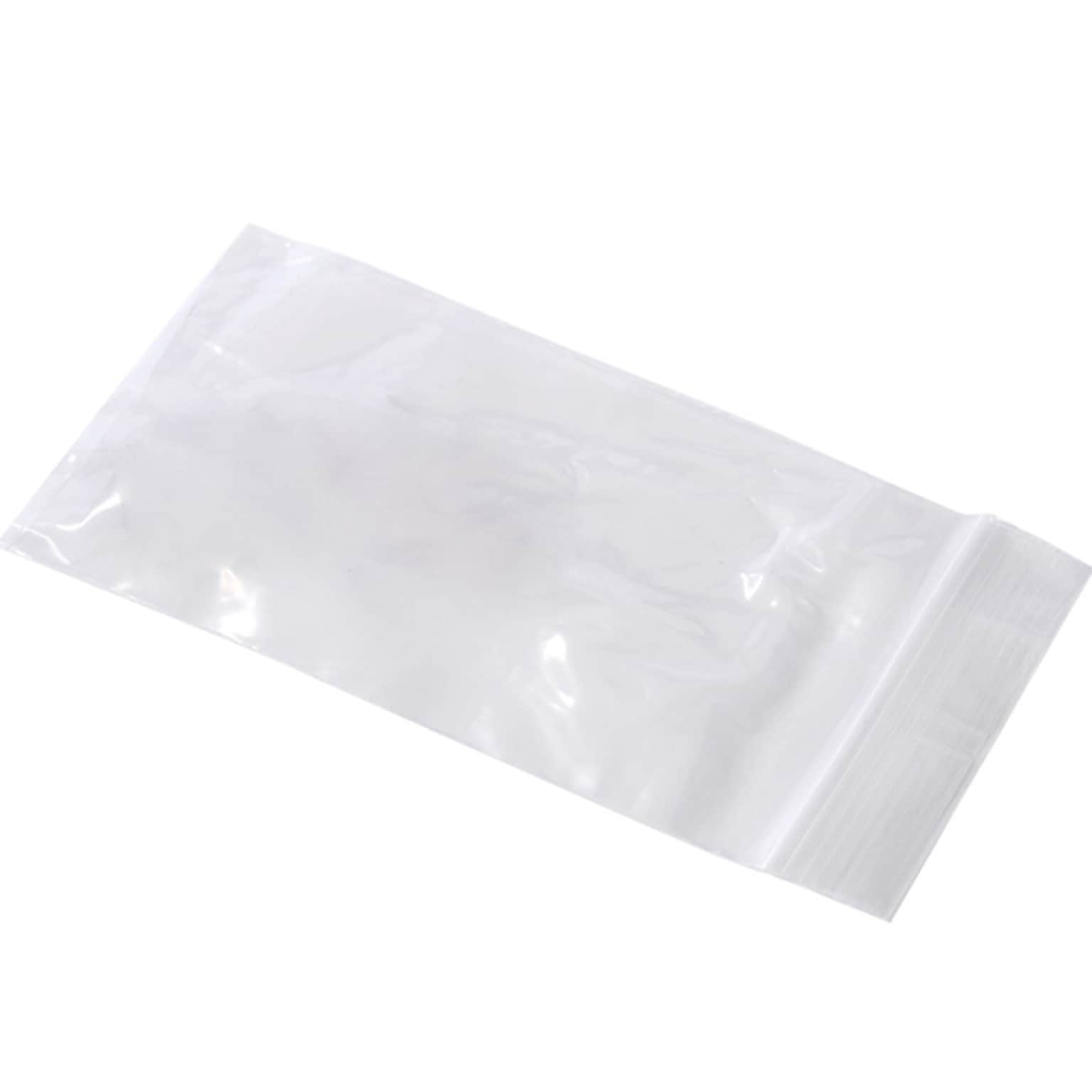 24 x 24 Reclosable Poly Bags, 6 Mil, Clear, 100/Carton (PB3908)