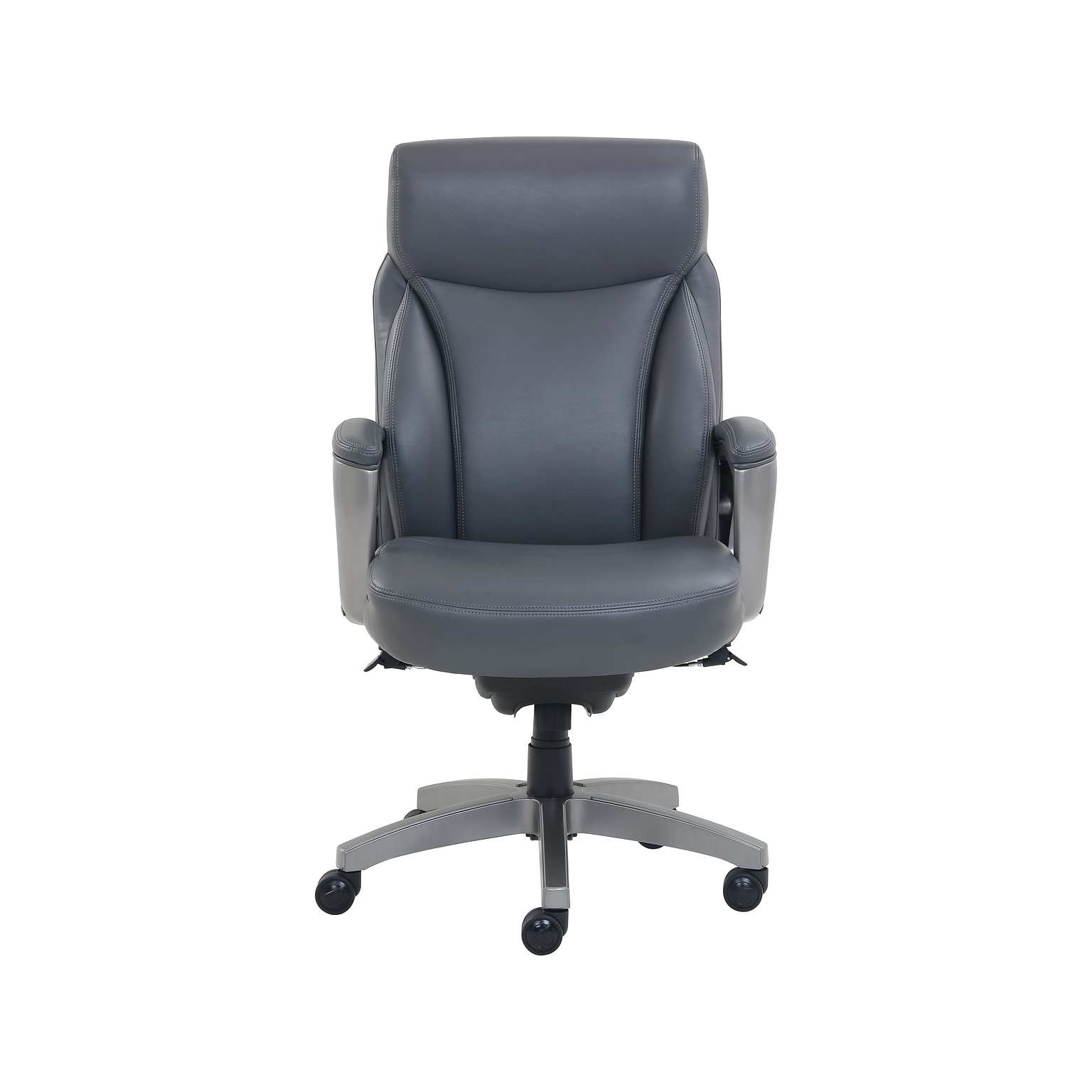 La-Z-Boy Leather Executive Chair, Gray (51446)