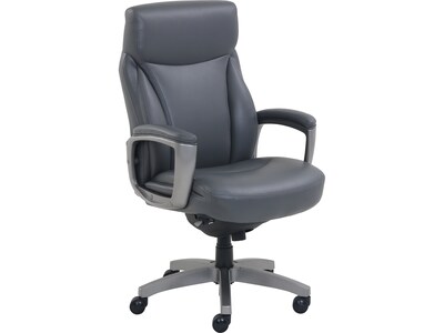 La-Z-Boy Leather Executive Chair, Gray (51446)