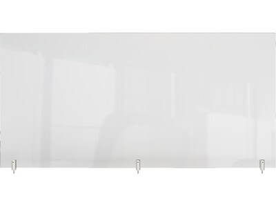 Ghent 23.88 x 47.5 Acrylic Non-Tackable Panel Extender, Clear (PEC2448-H)
