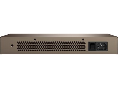 Tenda TEG1024D 24-Port Gigabit Ethernet Unmanaged Switch, Up to 2000 Mbps, Brown (TEG1024D)