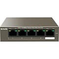 Tenda TEF1105P-4-63W 5-Port Gigabit Ethernet Unmanaged Switch, 10/100 Mbps, Gray (TEF1105P 4 63W)