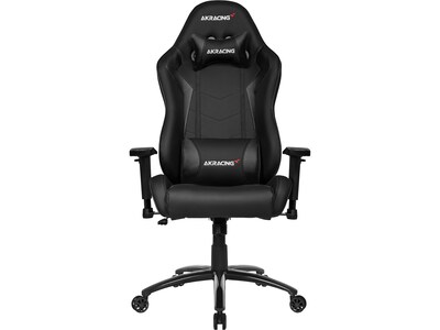 AKRACING Core Series SX Faux Leather Racing Gaming Chair, Black (AK-SX-BK)