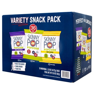 Skinny Pop Variety Snack Pack, 36/Pack (220-01049)