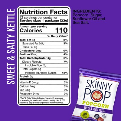 Skinny Pop Variety Snack Pack, 36/Pack (220-01049)