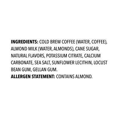 Califia Farms Cold Brew Coffee Xx Espresso With Almond Milk, 10.5 oz, 8/Pack (902-00447)