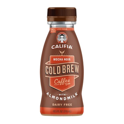 Califia Farms Cold Brew with Almond Milk Mocha Noir 10.5 oz, 8/Pack (902-00446)