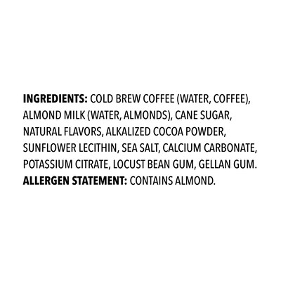 Califia Farms Cold Brew with Almond Milk Mocha Noir 10.5 oz, 8/Pack (902-00446)