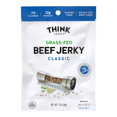 Think Jerky Classic Beef Jerky, 1 oz., 12/Pack (220-00984)