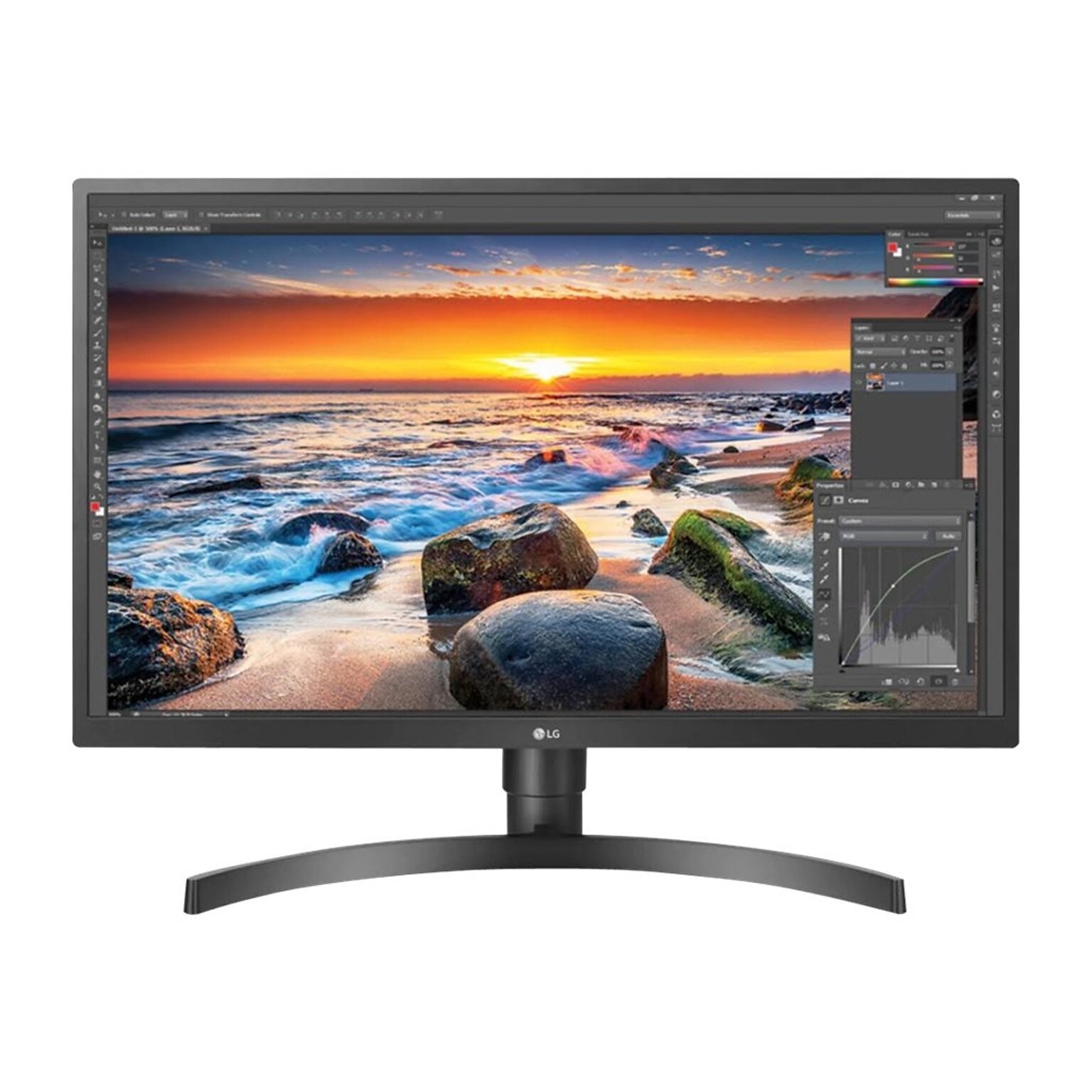 LG 27 4K UHD IPS 60Hz LED Monitor, Black (27BL55U-B)
