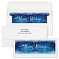 Custom 6-1/2" x 2-7/8" Happy Holidays Currency Envelopes, Printed, Smooth, 25/Pack