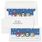 Custom 6-1/2" x 2-7/8" Owl Let It Snow Currency Envelopes, Printed, Smooth, 25/Pack