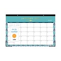 2021 Blue Sky 11 x 17 Desk Pad Calendar, Sullana, Teal (116047-21)