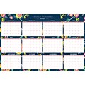 2021 Blue Sky 36 x 24 Wall Calendar, Day Designer Peyton Navy, Multicolor (103632-21)