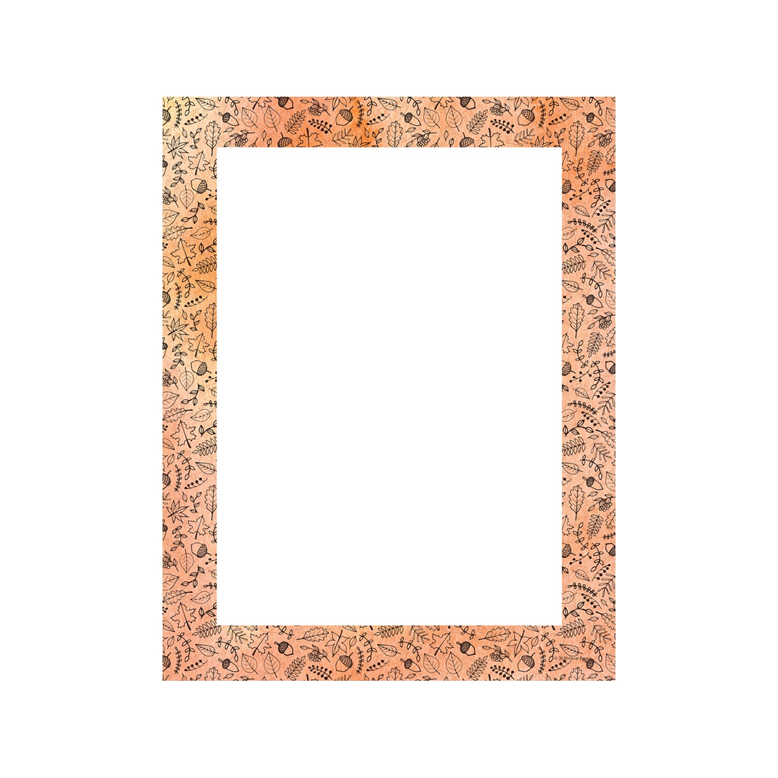 Great Papers! Feels Like Fall Seasonal Letterhead, Multicolor, 80/Pack (2020120)