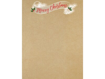 Great Papers Holiday Stationery Letterhead - 80 count