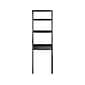 Winsome Bellamy 3-Shelf 69"H Leaning Bookcase, Black (29323)